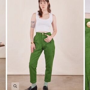 Big Bud Press pencil pants, bright green, size M (check size chart), pristine